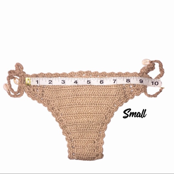 New Boho Bikini Set Sexy Two Piece Swim S or M Tan - Picture 8 of 12